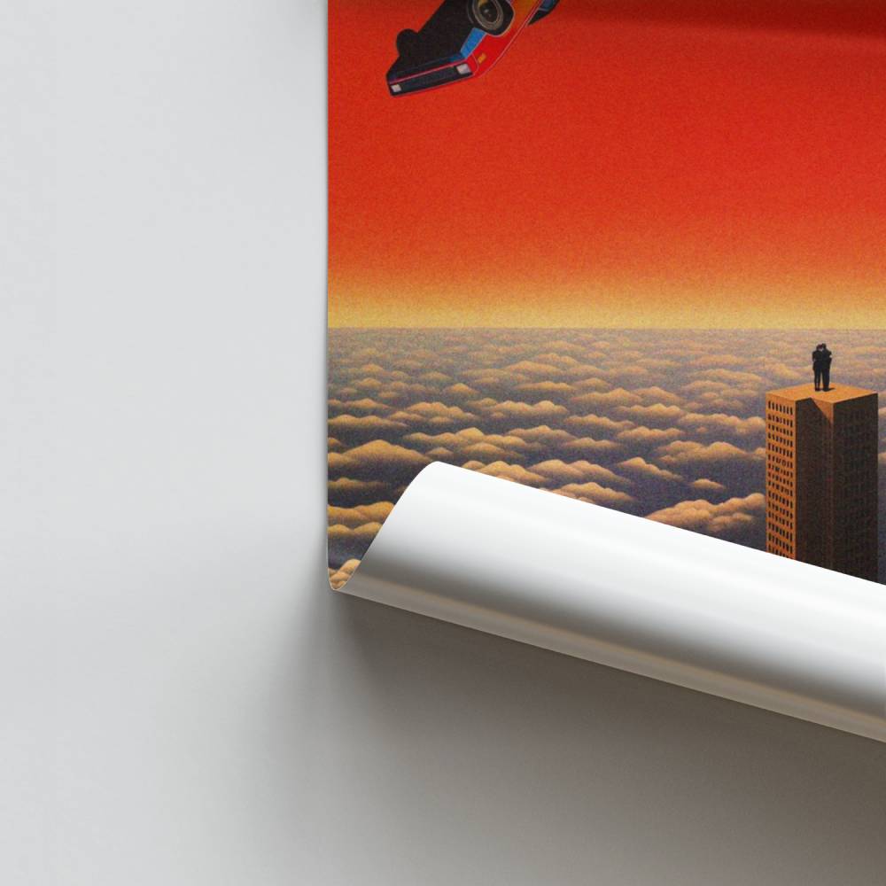 Poster Surréaliste Céleste