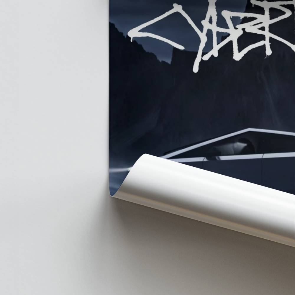 Poster Cybertruck Visionnaire