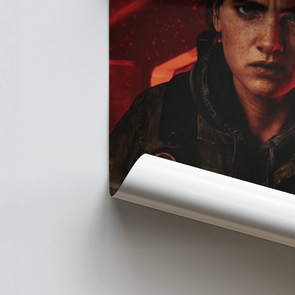 Poster rosso sulla resilienza