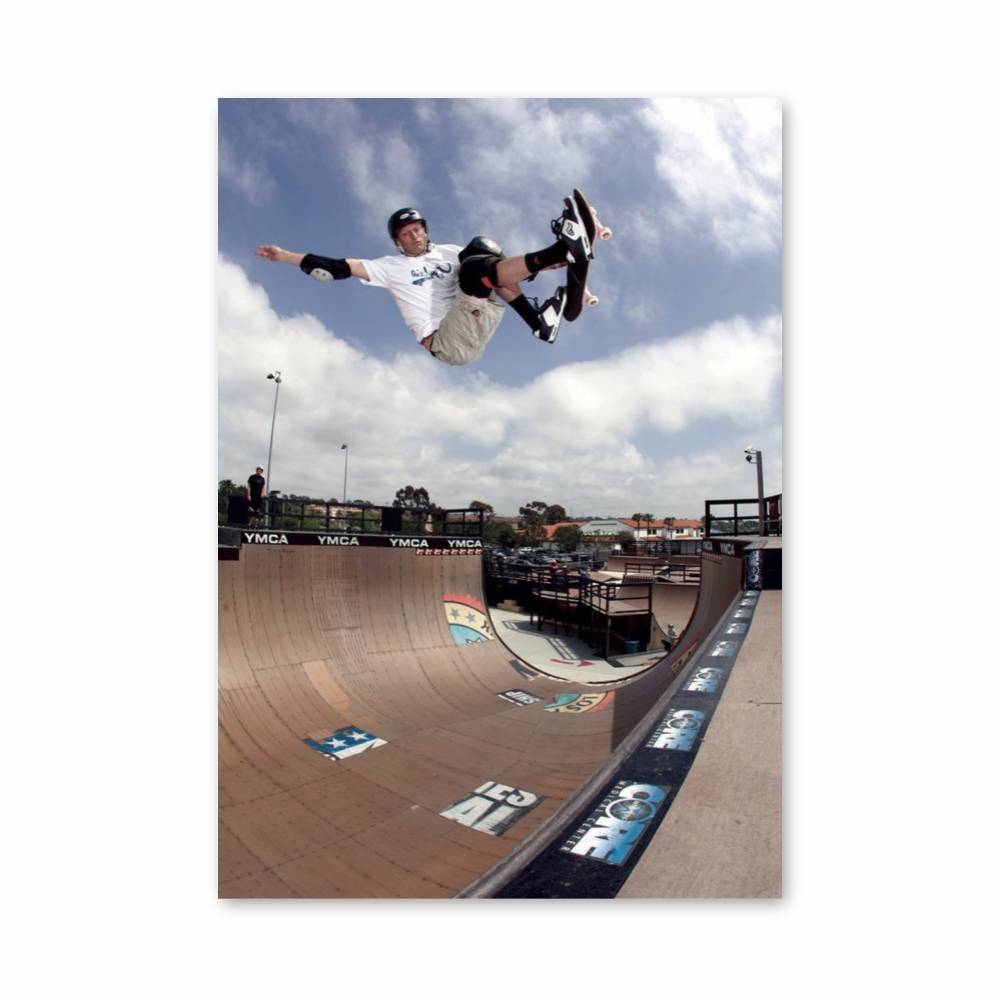 Poster Skateboard Vert Acrobatie