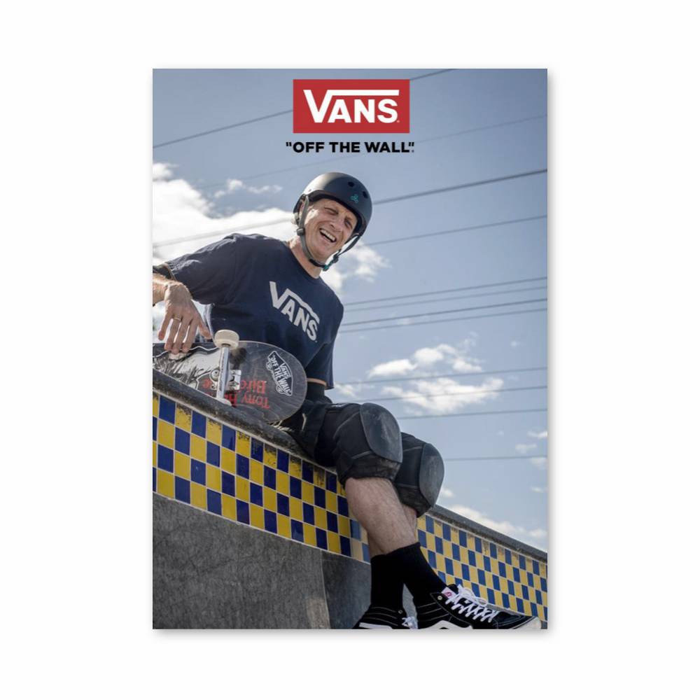 Poster Skateur Vans