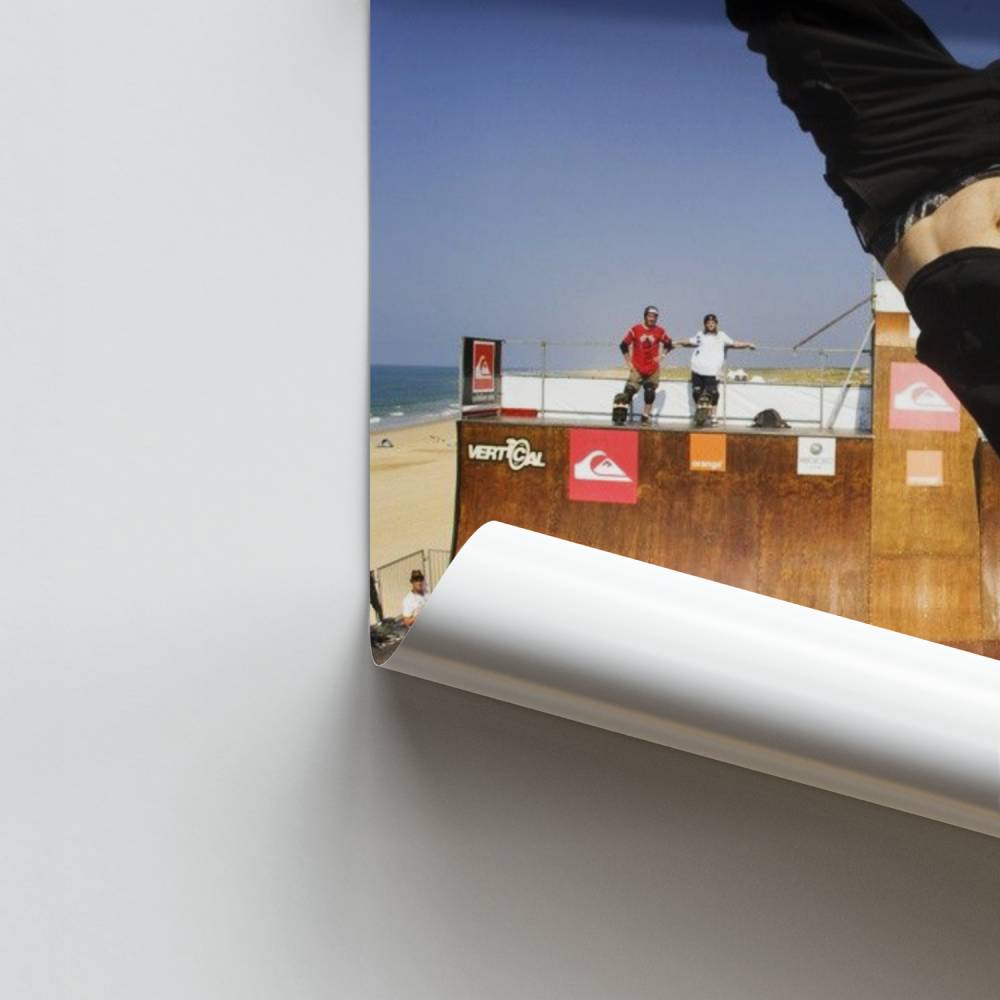 Poster di skate verde aereo