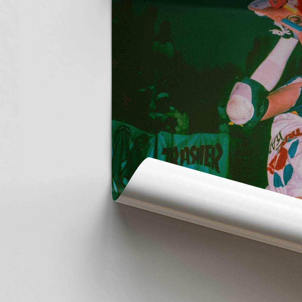 Poster di skateboard aereo