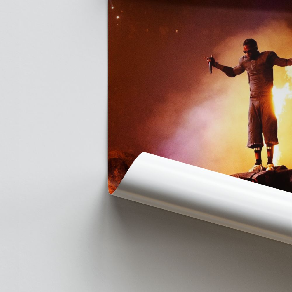 Poster Travis Scott Flamme