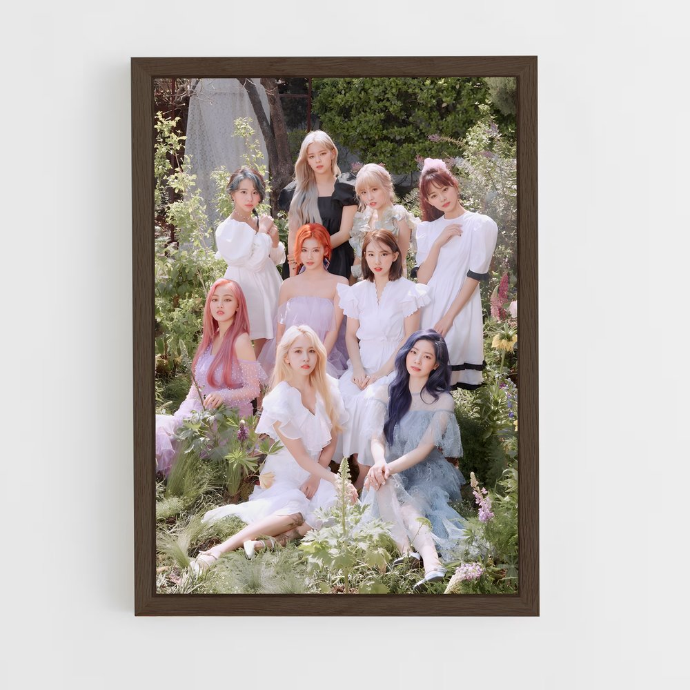 twice-4 cadre Bois foncé