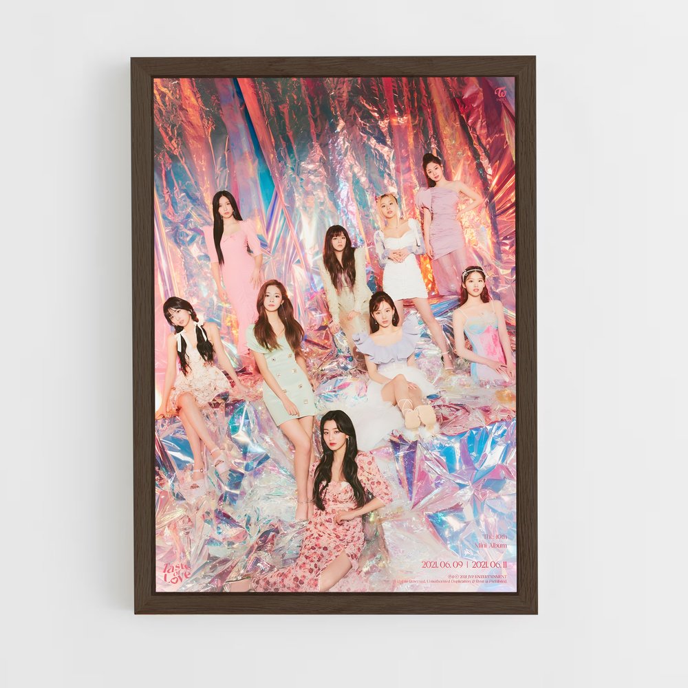 twice-6 cadre Bois foncé