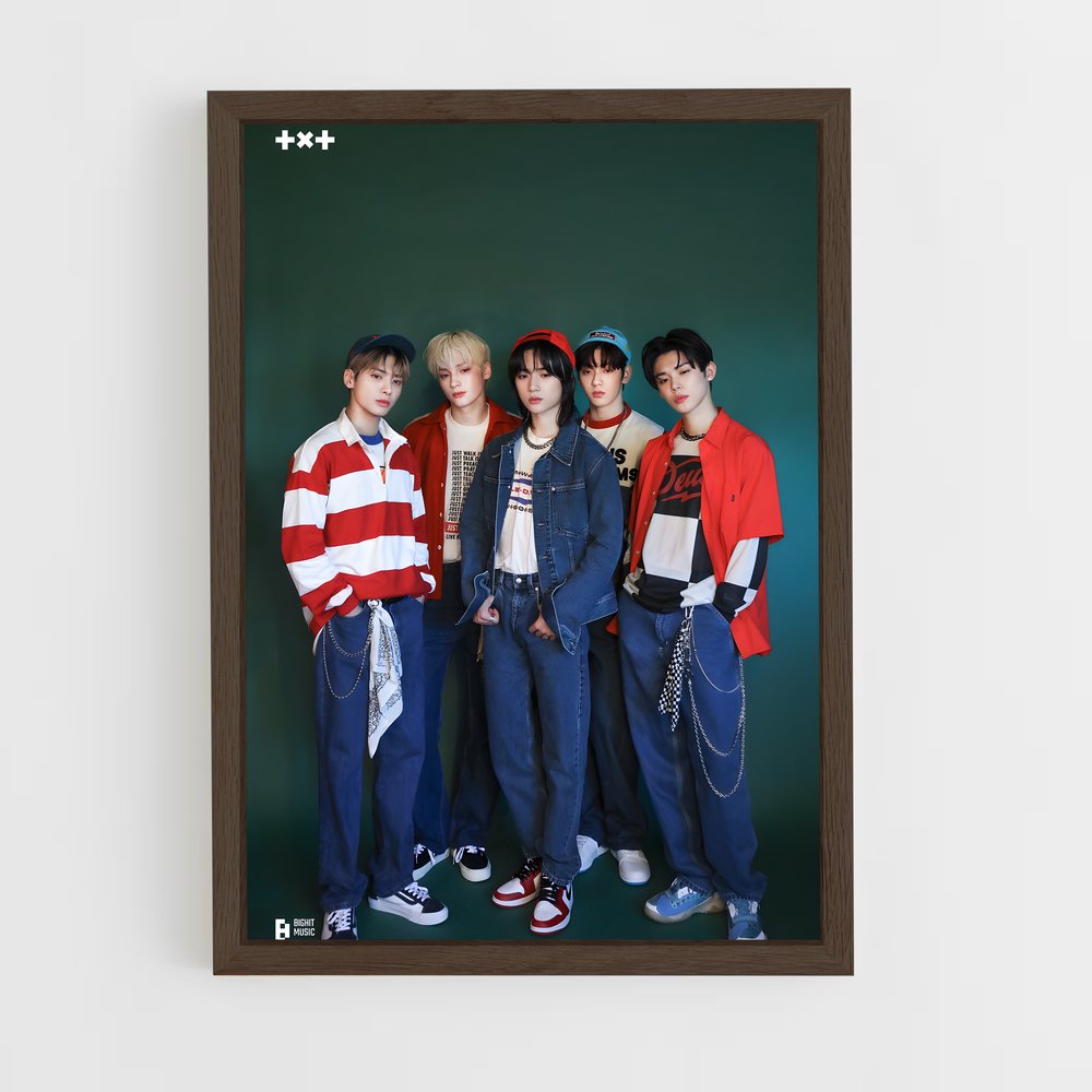 txt-6 cadre Bois foncé