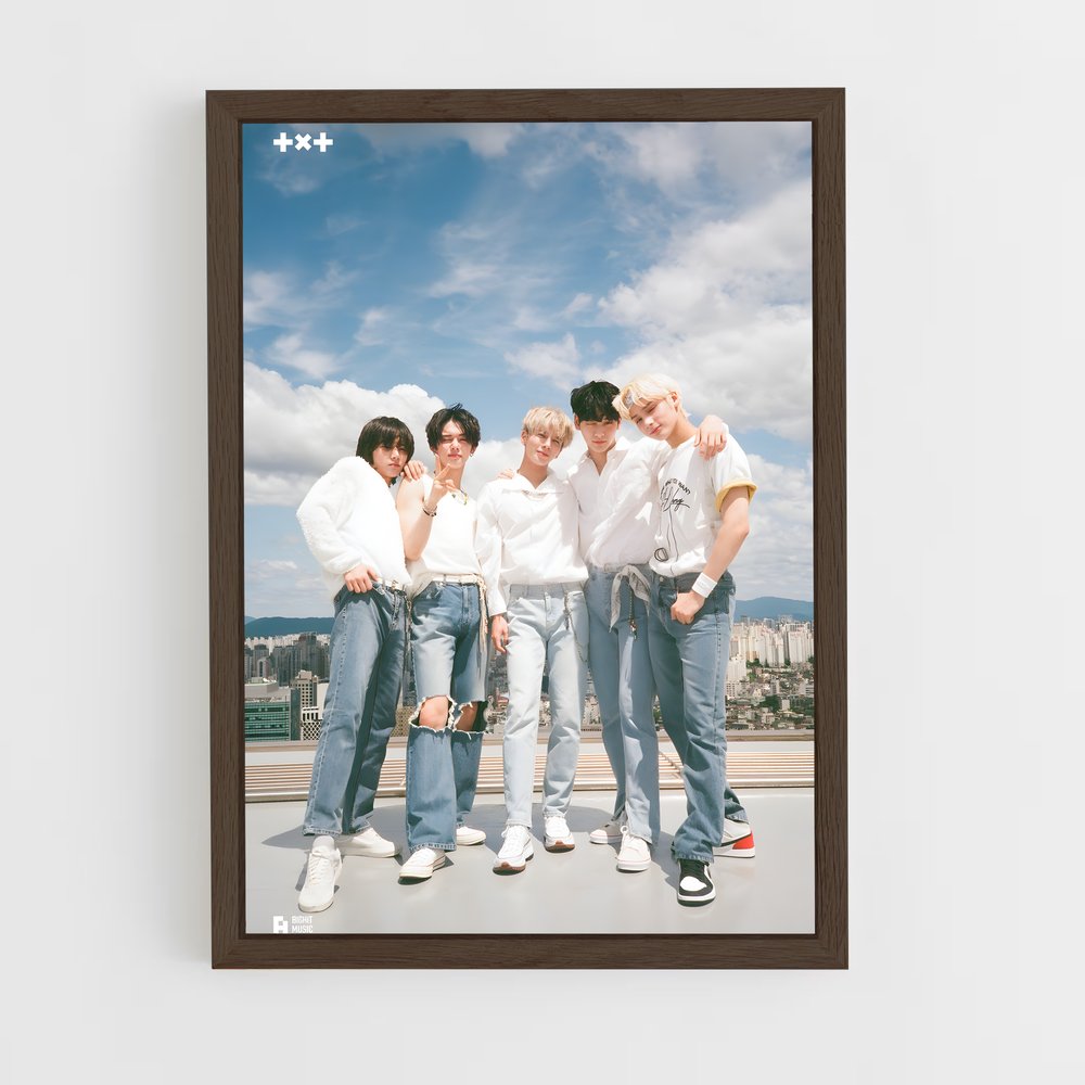 txt-7 cadre Bois foncé