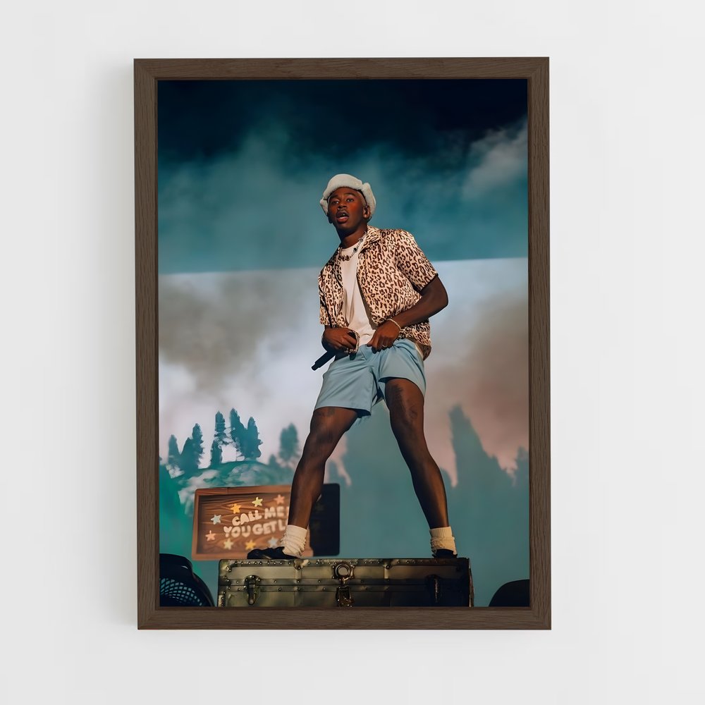 tyler-4 cadre Bois foncé