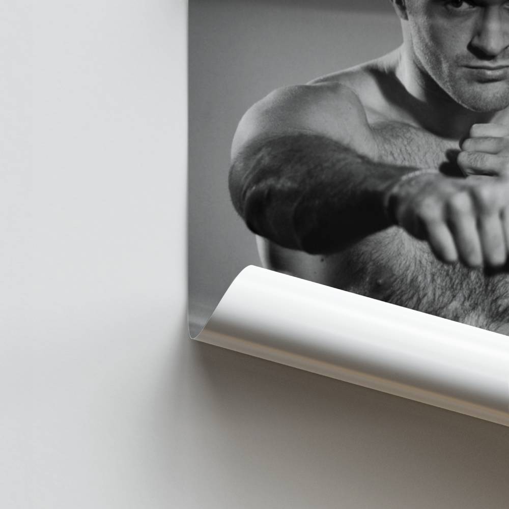 Poster Campione di boxe