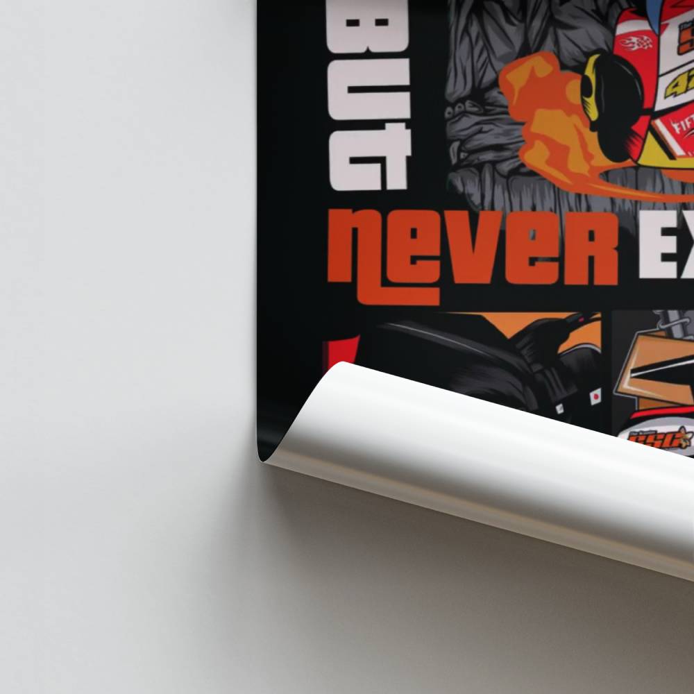 Poster vintage di velocità