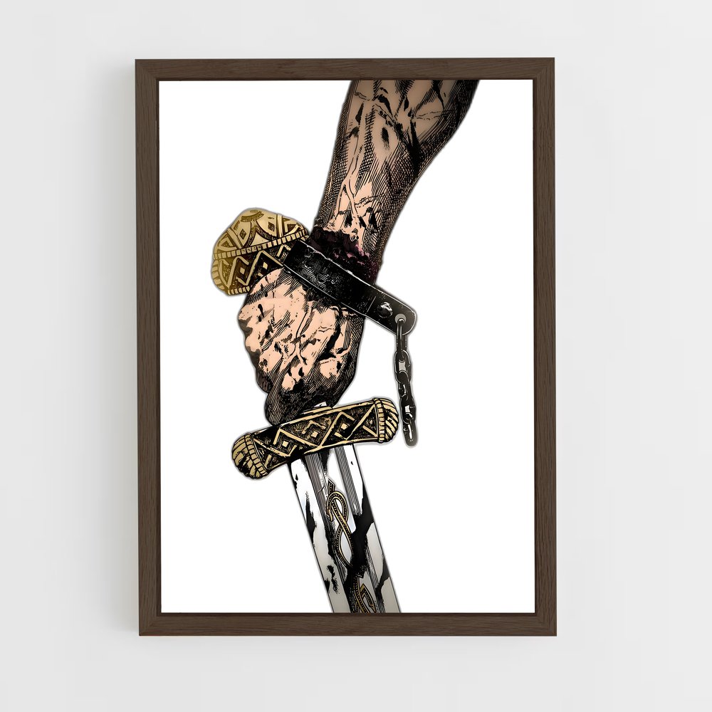 vinland-saga-6 cadre Bois foncé