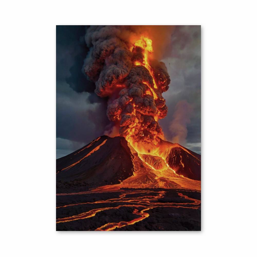 Poster Éruption Élémentaire