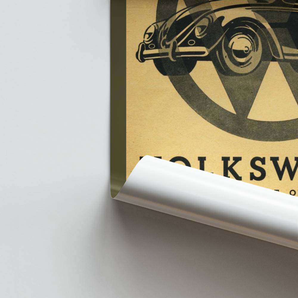 Poster Volkswagen Beetle Vintage