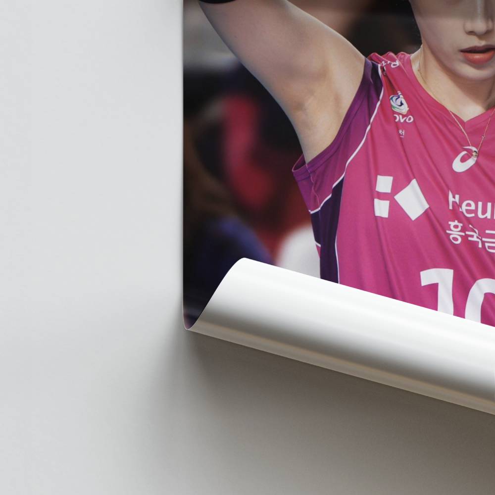 Poster di pallavolo dinamico