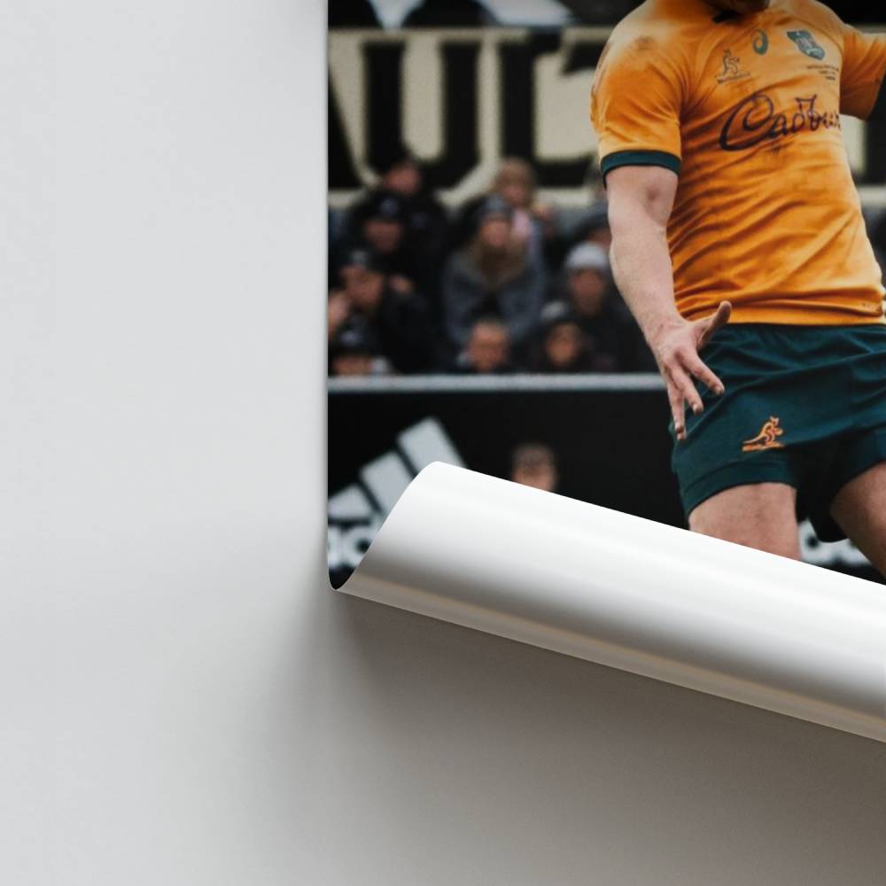 Poster Rugbyman in azione