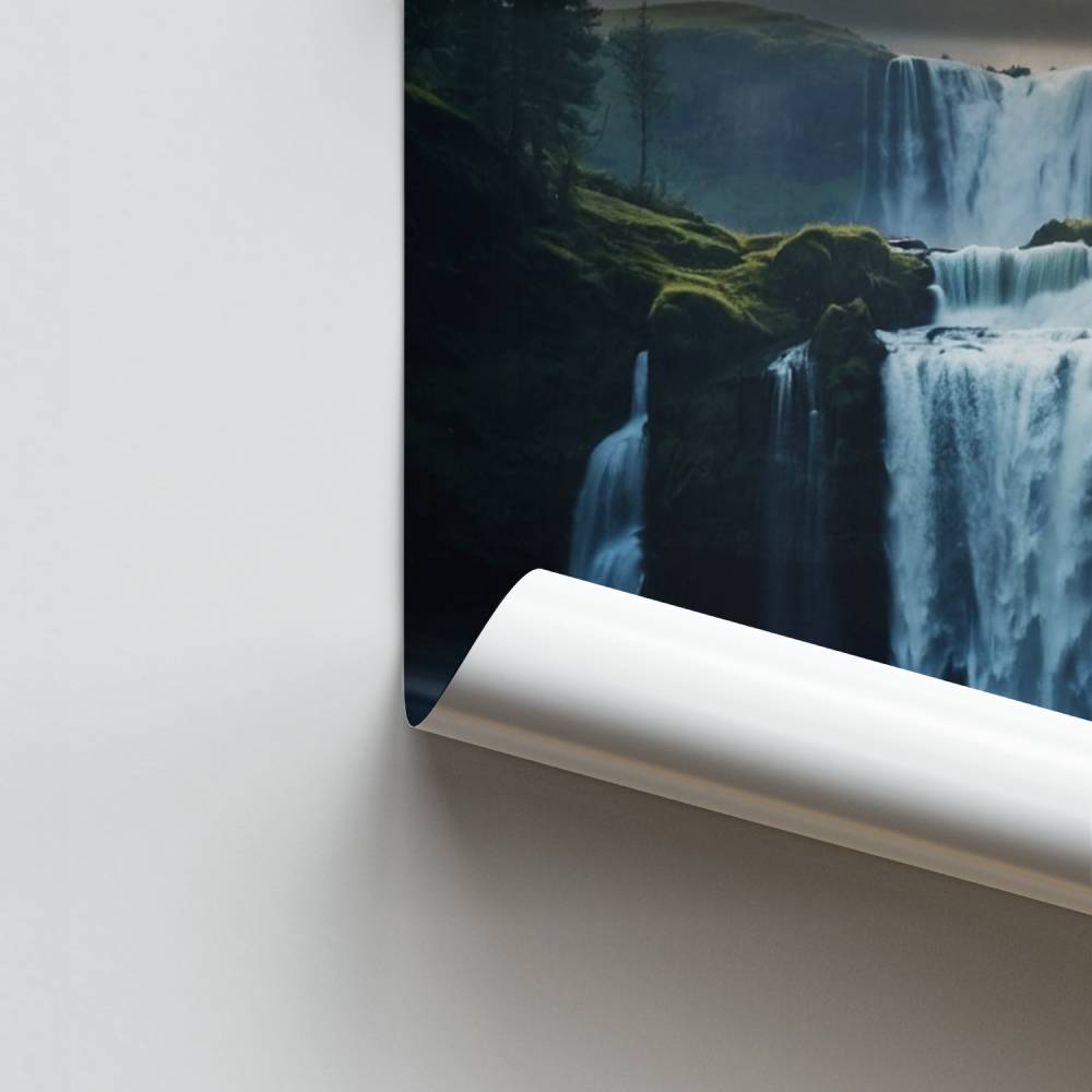 Poster Cascate di zaffiro