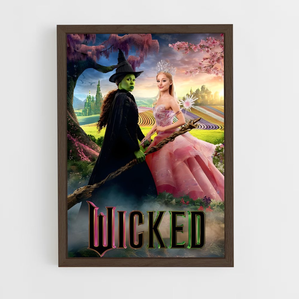 wicked-1 cadre Bois foncé