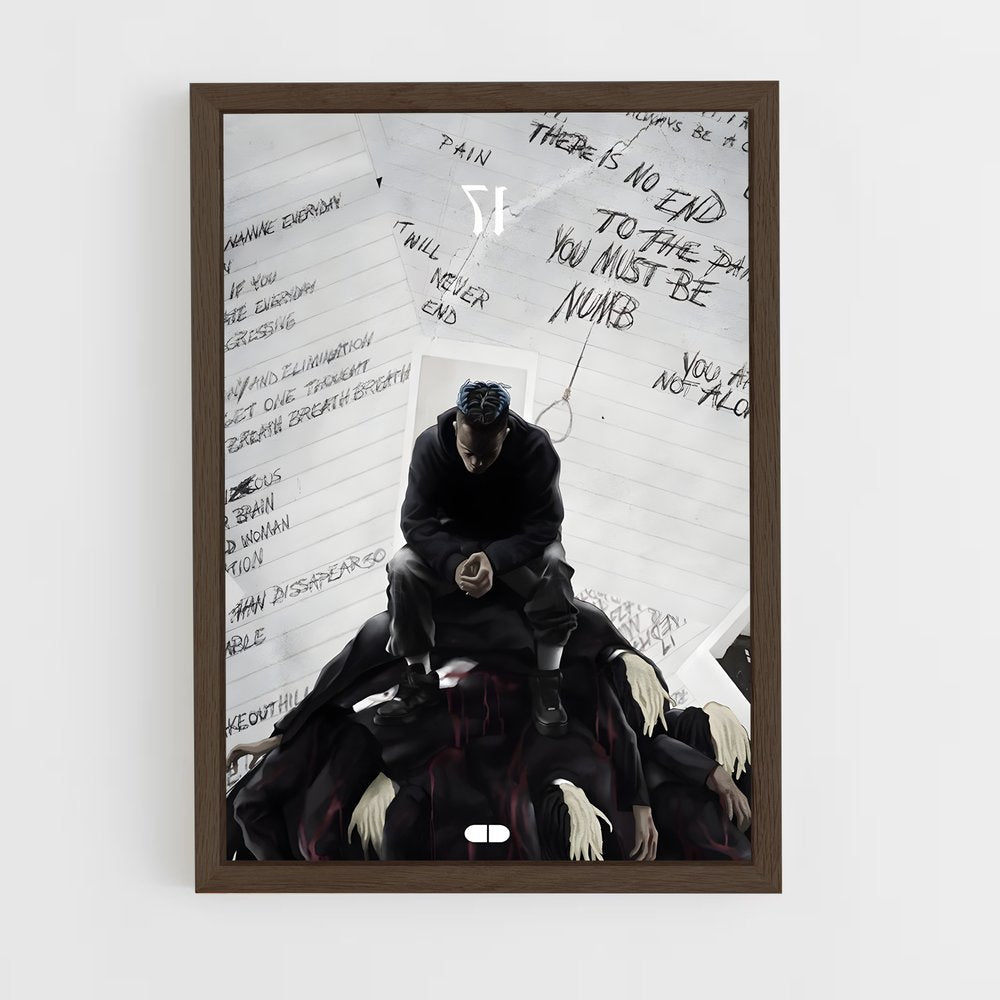 xxxtentation-1 cadre Bois foncé