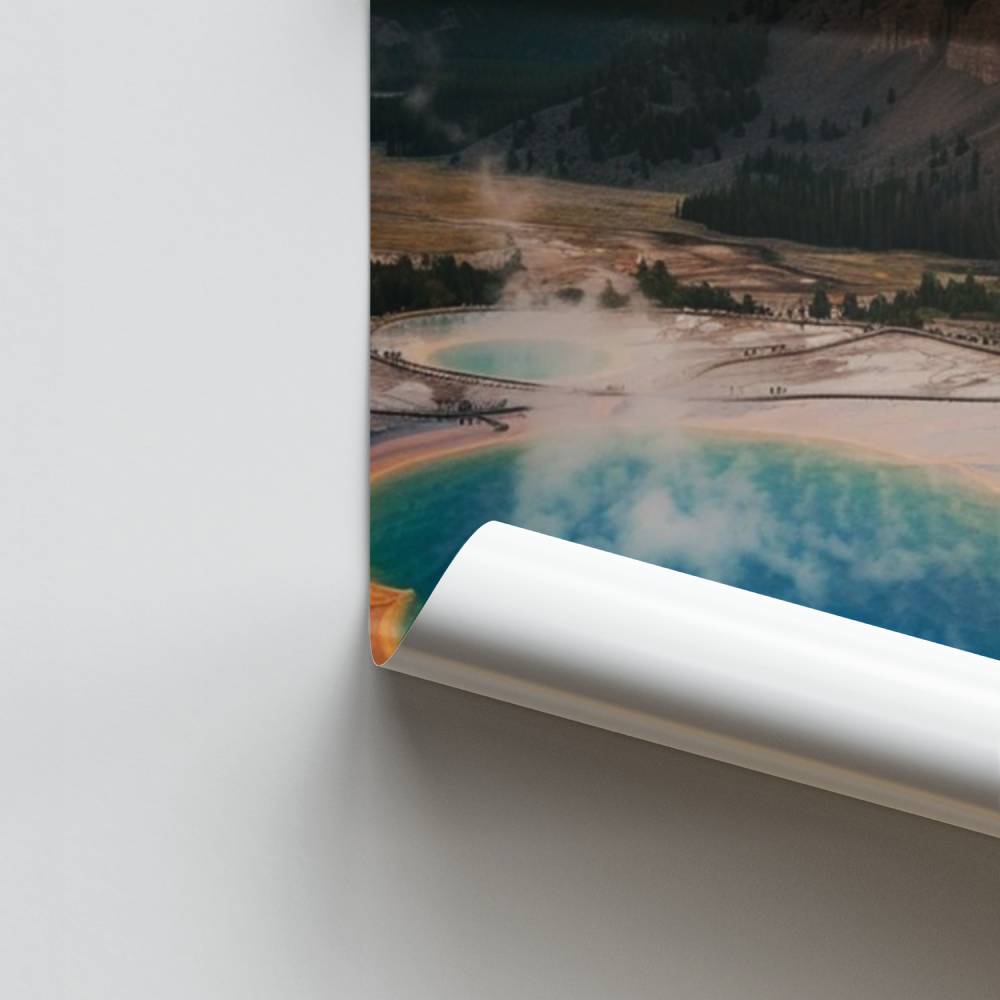 Poster Grand Prismatic Crepuscolo