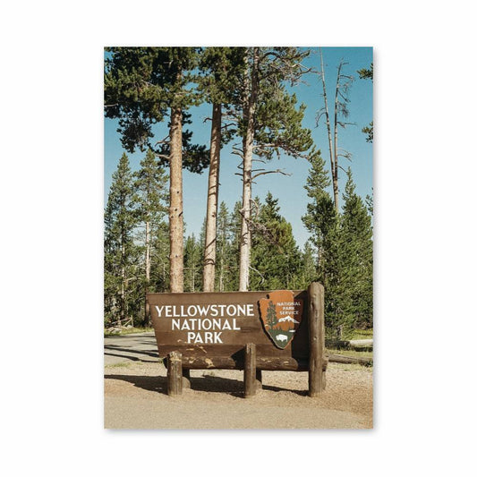 Poster Yellowstone Panorama