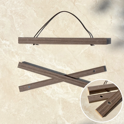 Porta poster magnetico in legno