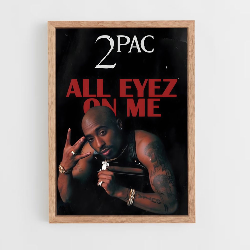 2pac-1 cadre Bois clair