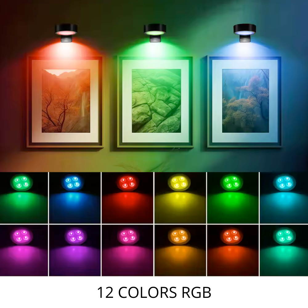 Lampada da parete RGB per poster