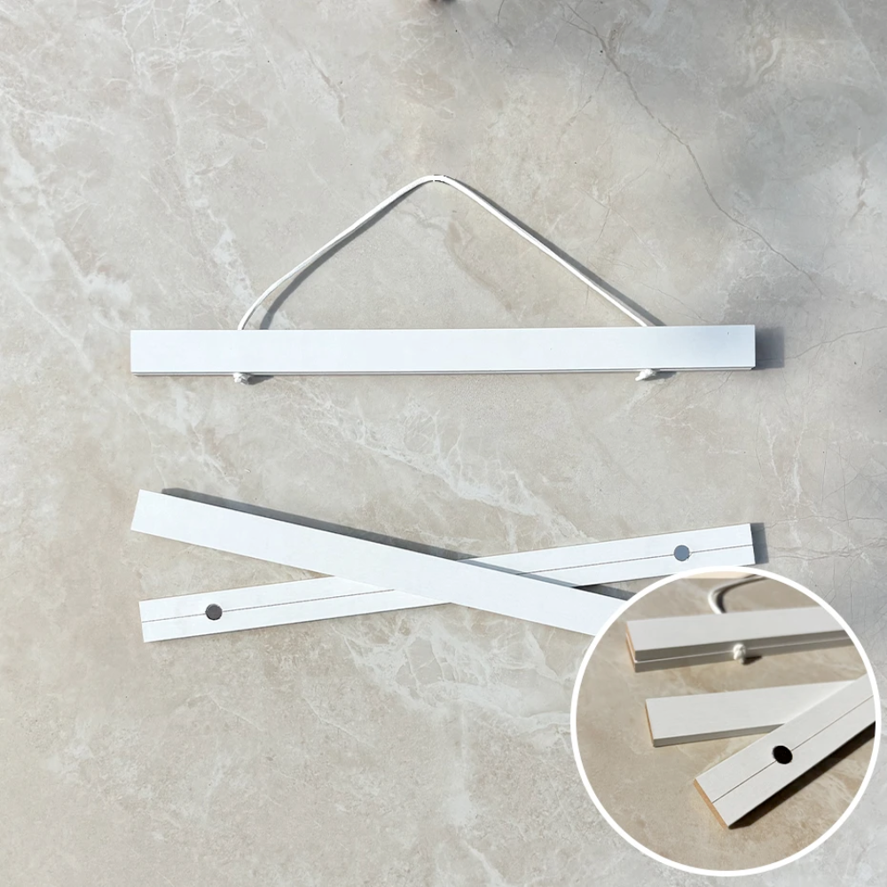 Porta poster magnetico in legno