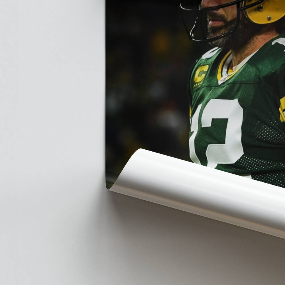 Poster di calcio di Aaron Rodgers