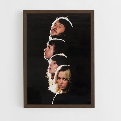 abba-3 cadre Bois foncé