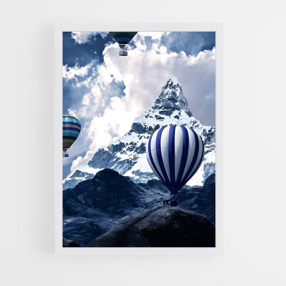 air-balloon-8 cadre Blanc