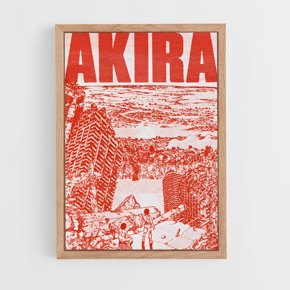 akira-10 cadre Bois clair