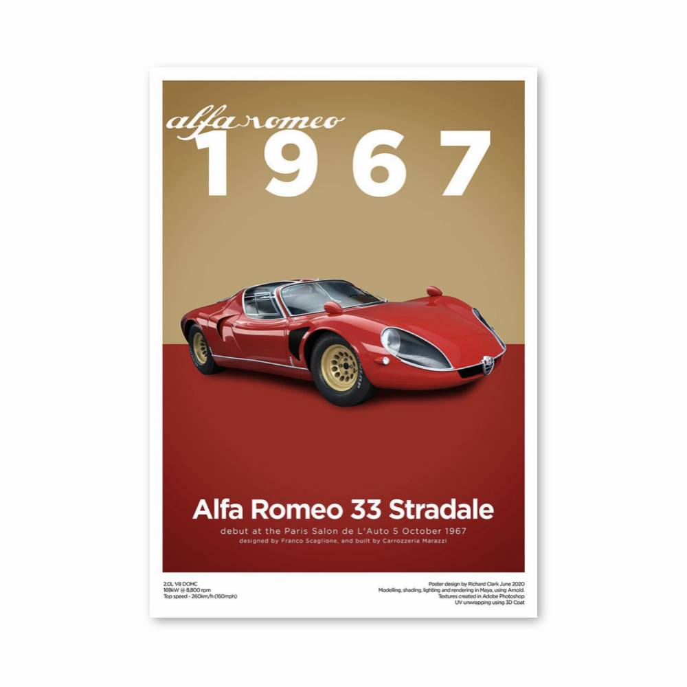 Poster Alfa Romeo 1967