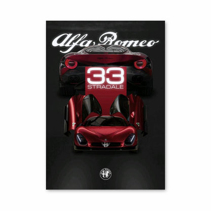 Poster Alfa Romeo 33 Stradale