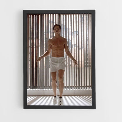 Poster Patrick Bateman corda per saltare