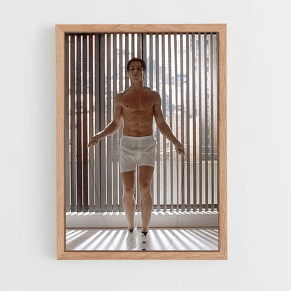 Poster Patrick Bateman corda per saltare