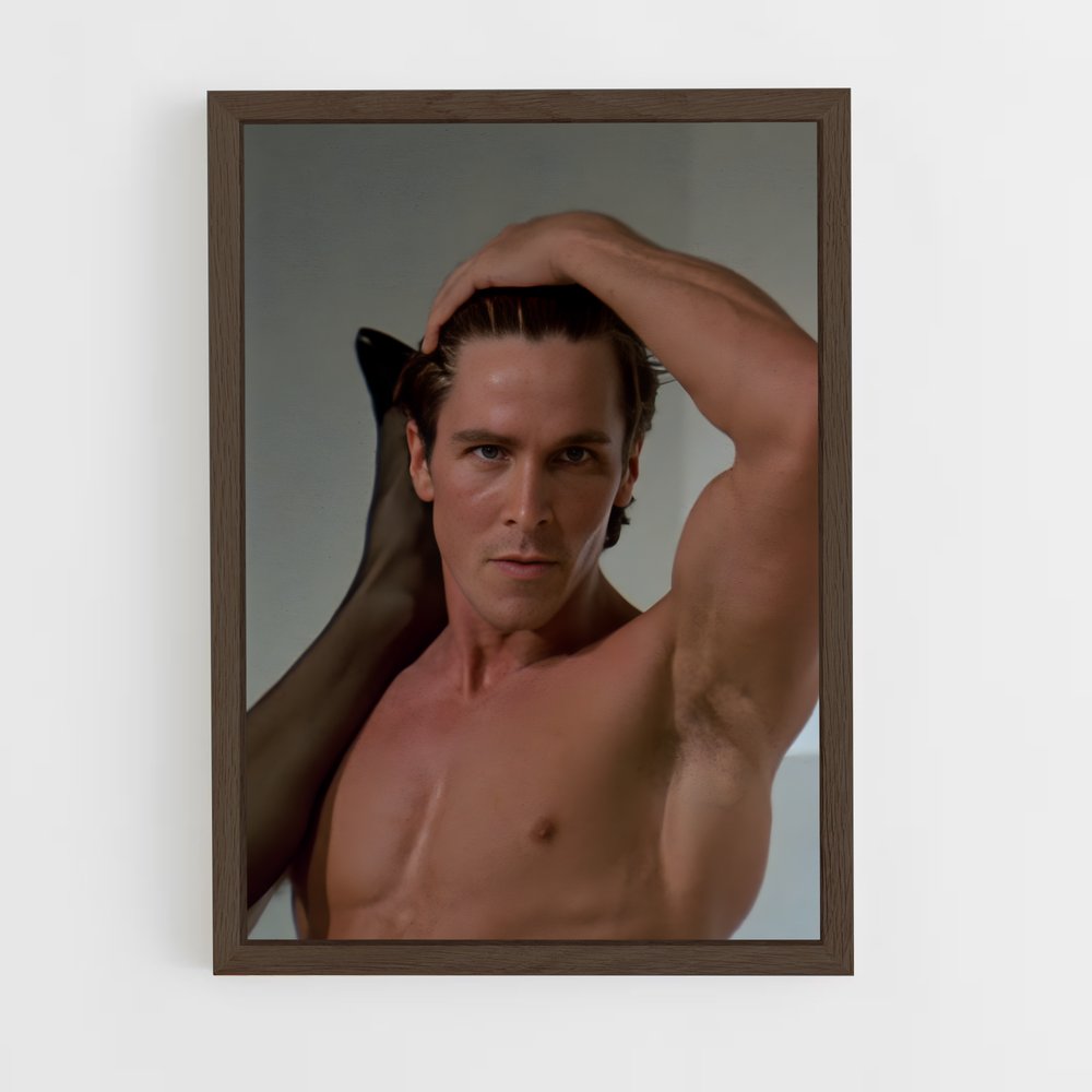 american-psycho-5 cadre Bois foncé