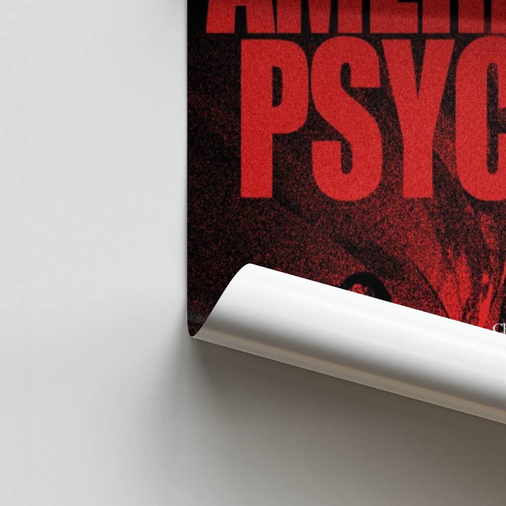 Poster American Psycho Rosso