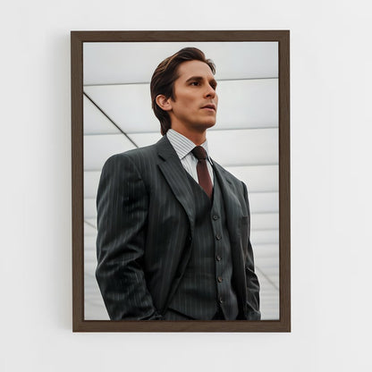 american-psycho-8 cadre Bois foncé