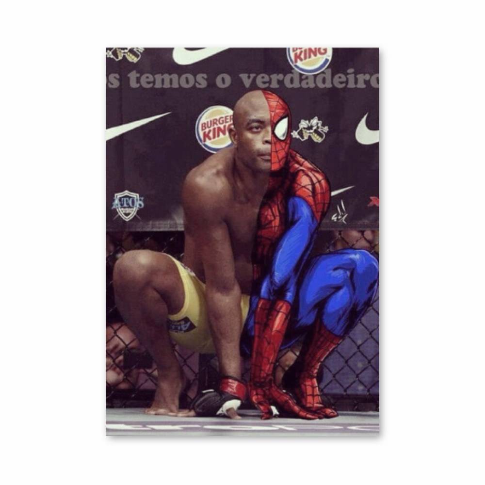 Poster Anderson Silva Spiderman