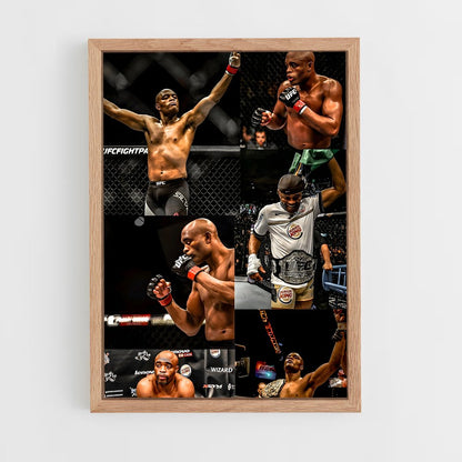 anderson-silva-7 cadre Bois clair