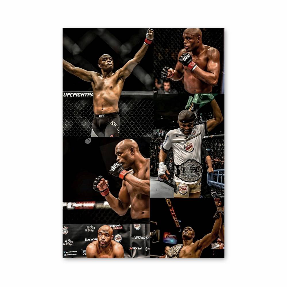 Poster Collage Anderson Silva