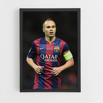 Poster Andrés Iniesta Barcellona