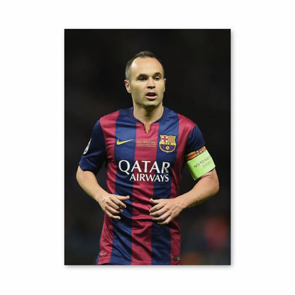 Poster Andrés Iniesta Barcellona