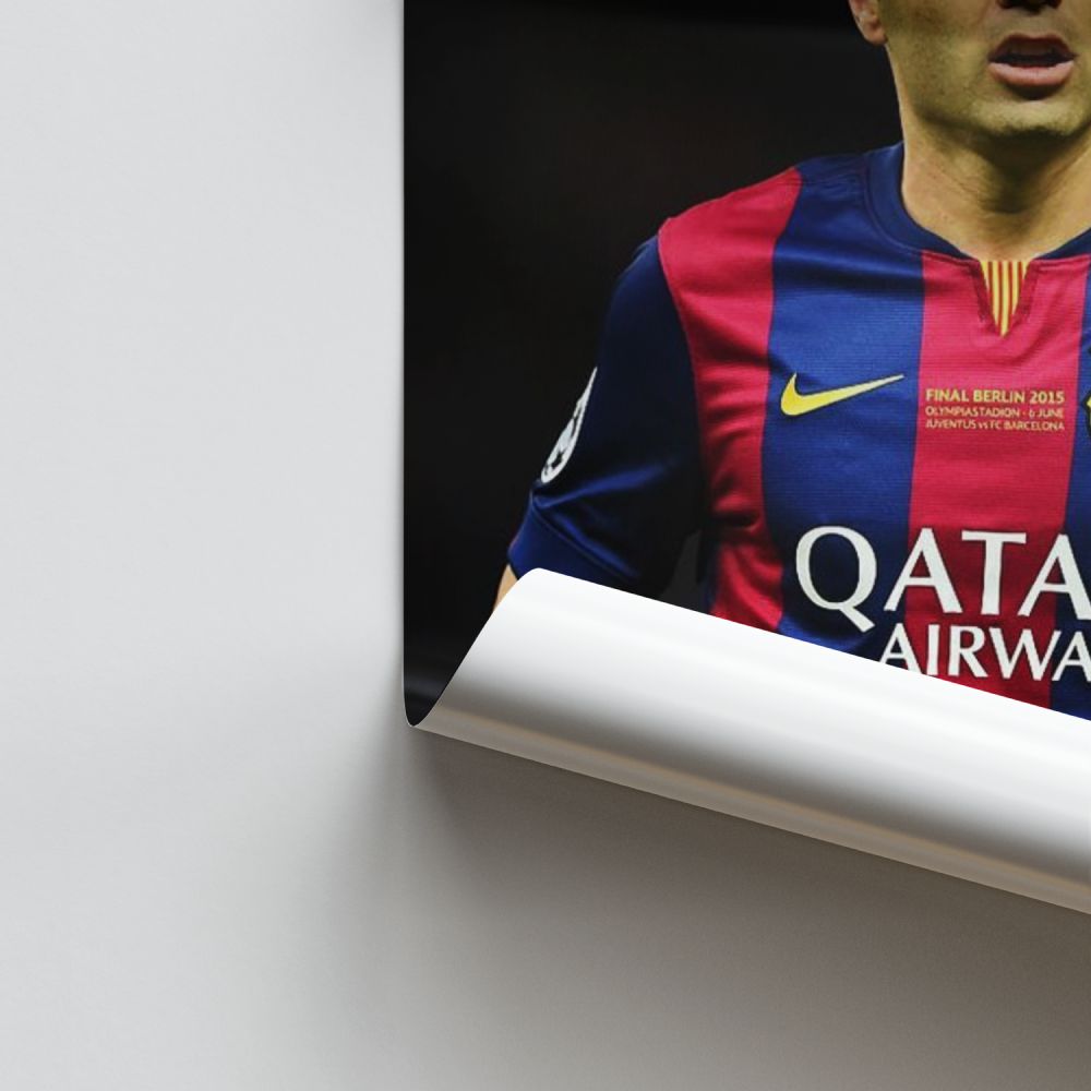 Poster Andrés Iniesta Barcellona