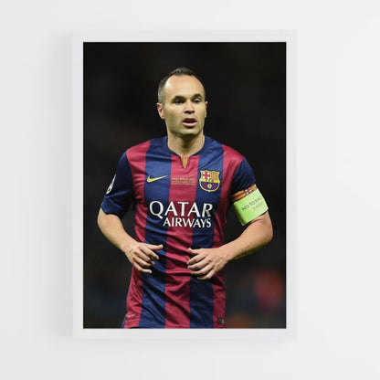 Poster Andrés Iniesta Barcellona