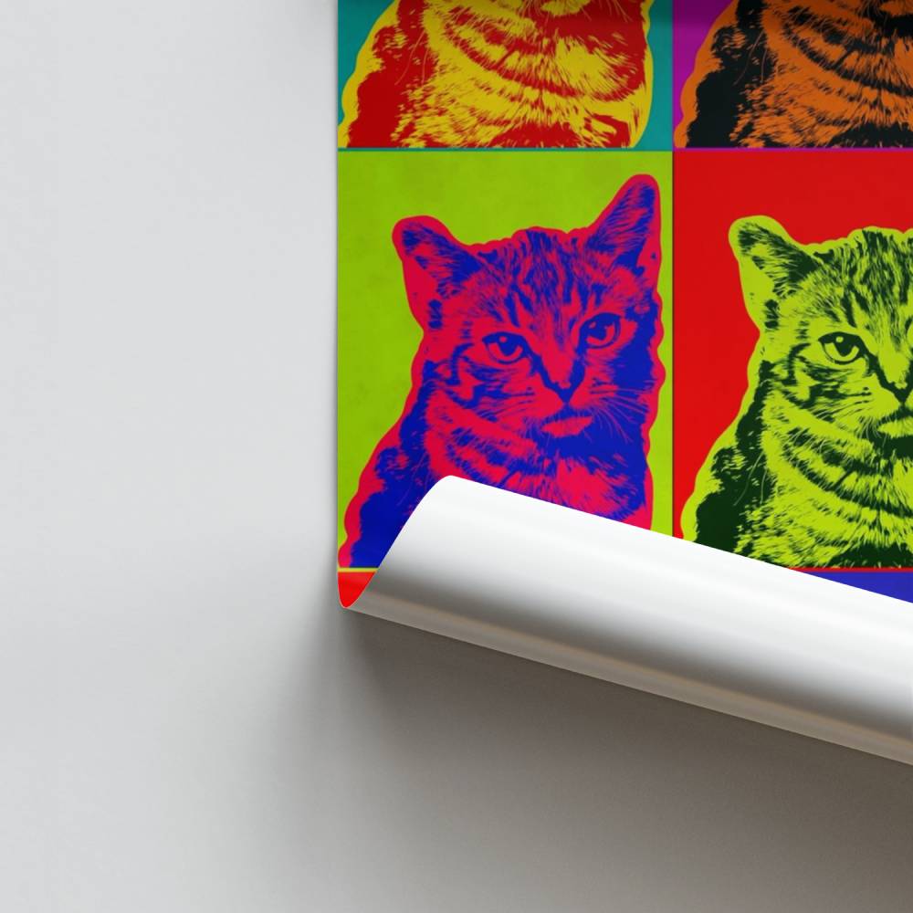 Poster Gatti Andy Warhol