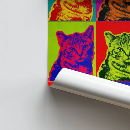 Poster Gatti Andy Warhol