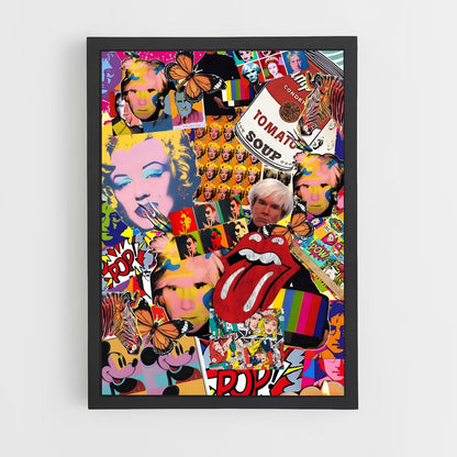 andy-warhol-6 cadre Noir